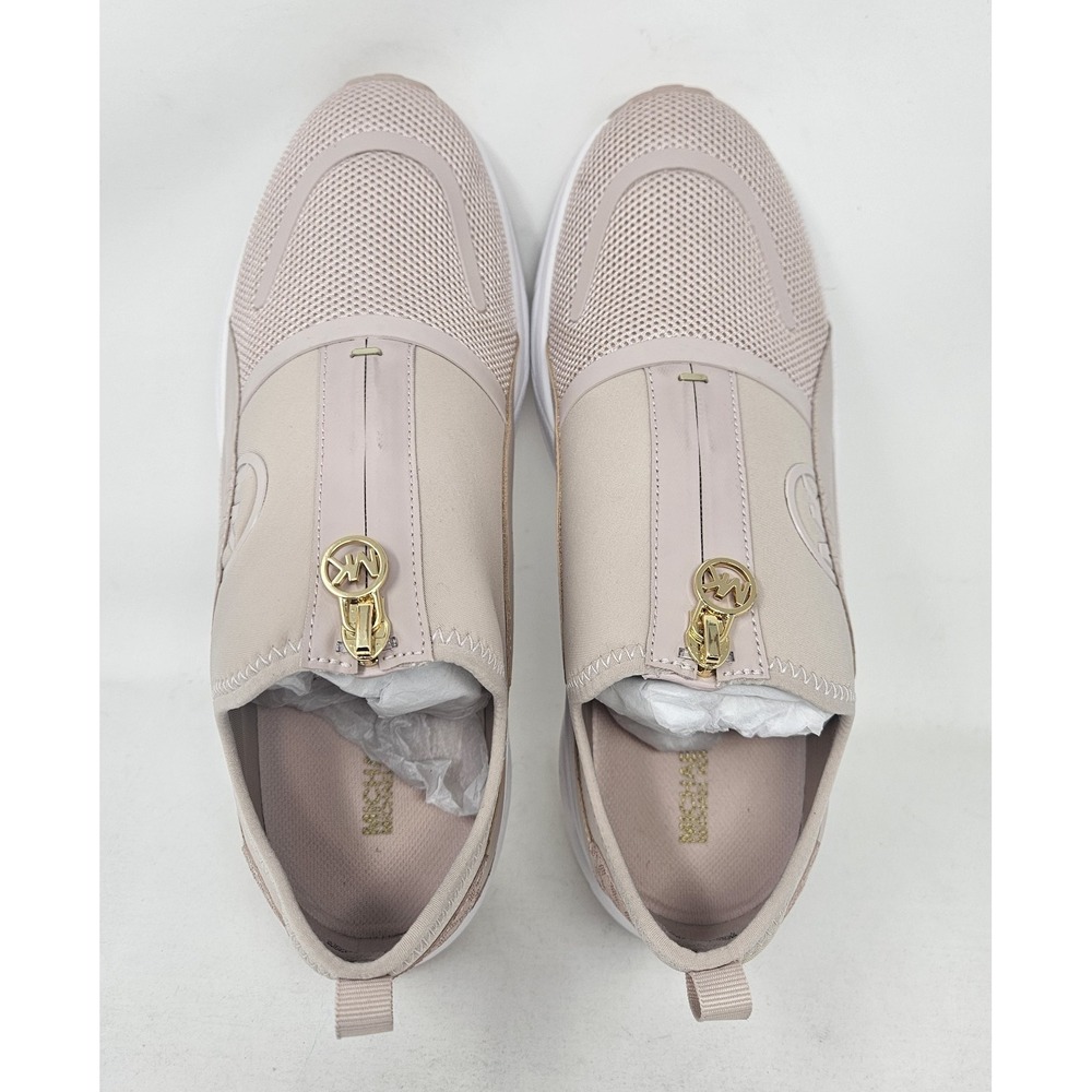 Michael Kors Sami Zip Trainer Fashion Sneakers, Ballet Pink, Women's Sz 9.5M NEW - Picture 7 of 10